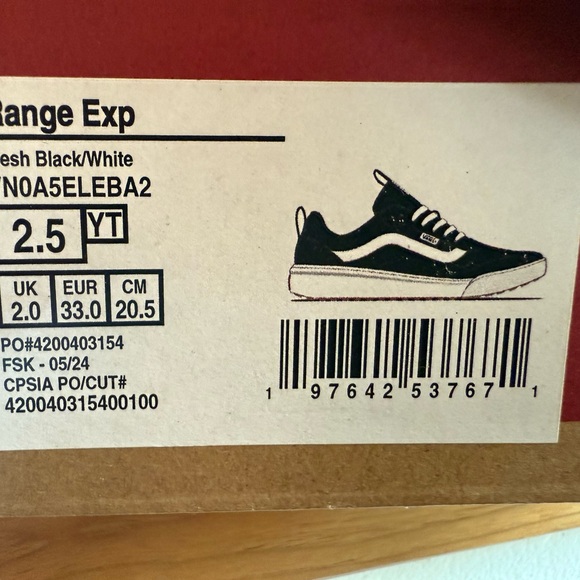 Vans Range Exp Kids 2.5 Shoe - Picture 3 of 5